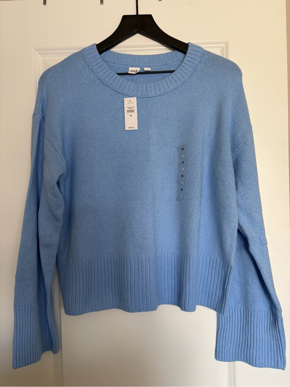 Light Blue Women’s Crewneck Sweater - GAP